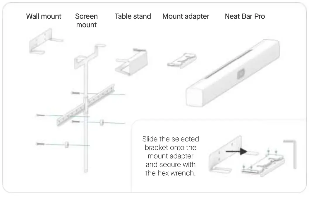 neat NFD1 Bar Pro Pad Zoom Rooms System - figure 4