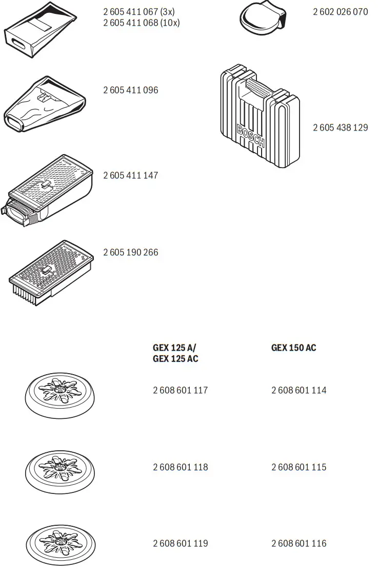 BOSCH GEX Professional AC Random Orbit Sander - Fig 2