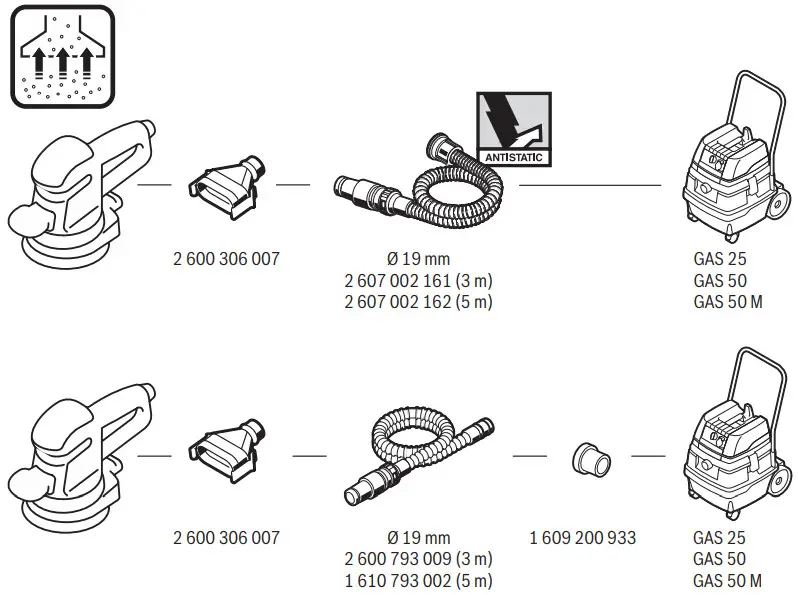 BOSCH GEX Professional AC Random Orbit Sander - Fig 3