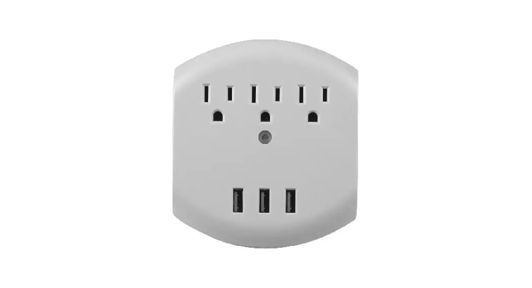 Bn-link Hw-01-u139 Surge Protector With 3 Usb Charger Ports And Night Light Instruction Manual