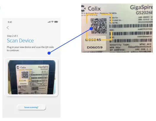 Calix BLAST u6 Gigaspire Mesh WiFi 6 Router - be asked