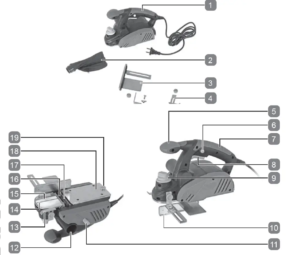 BORMANN BPL7100 Router Adjustable 01