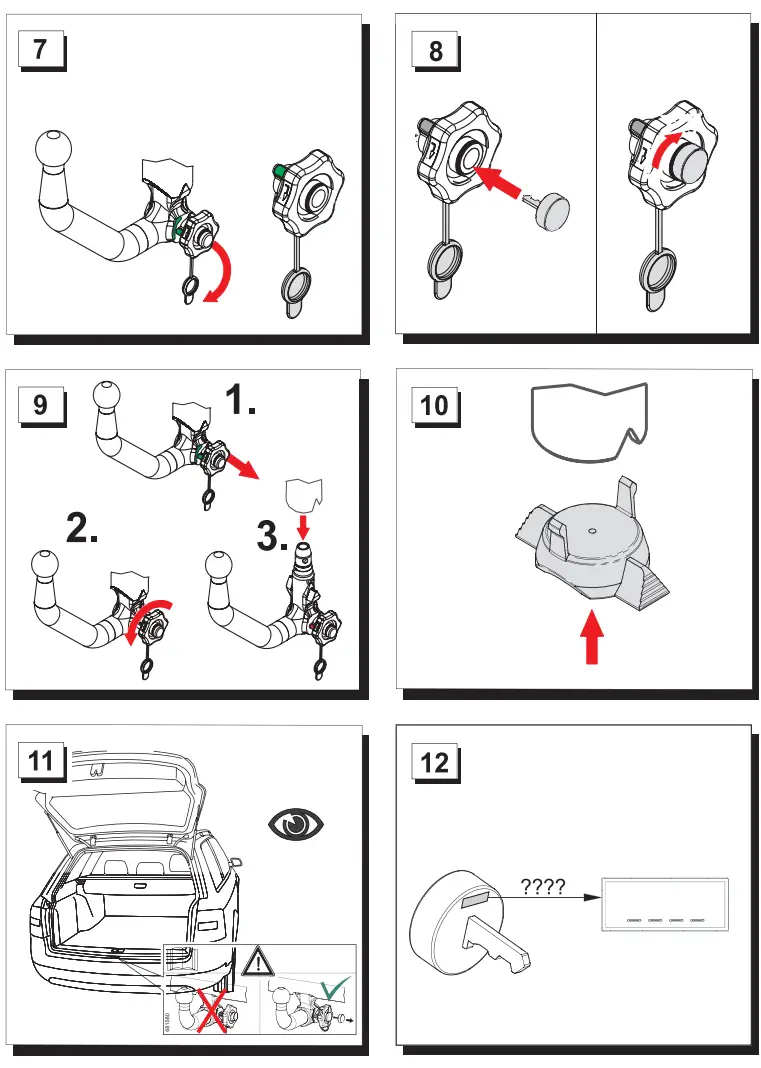 HYUNDAI 3112 A Detachable Trailer Hitch - fig 1