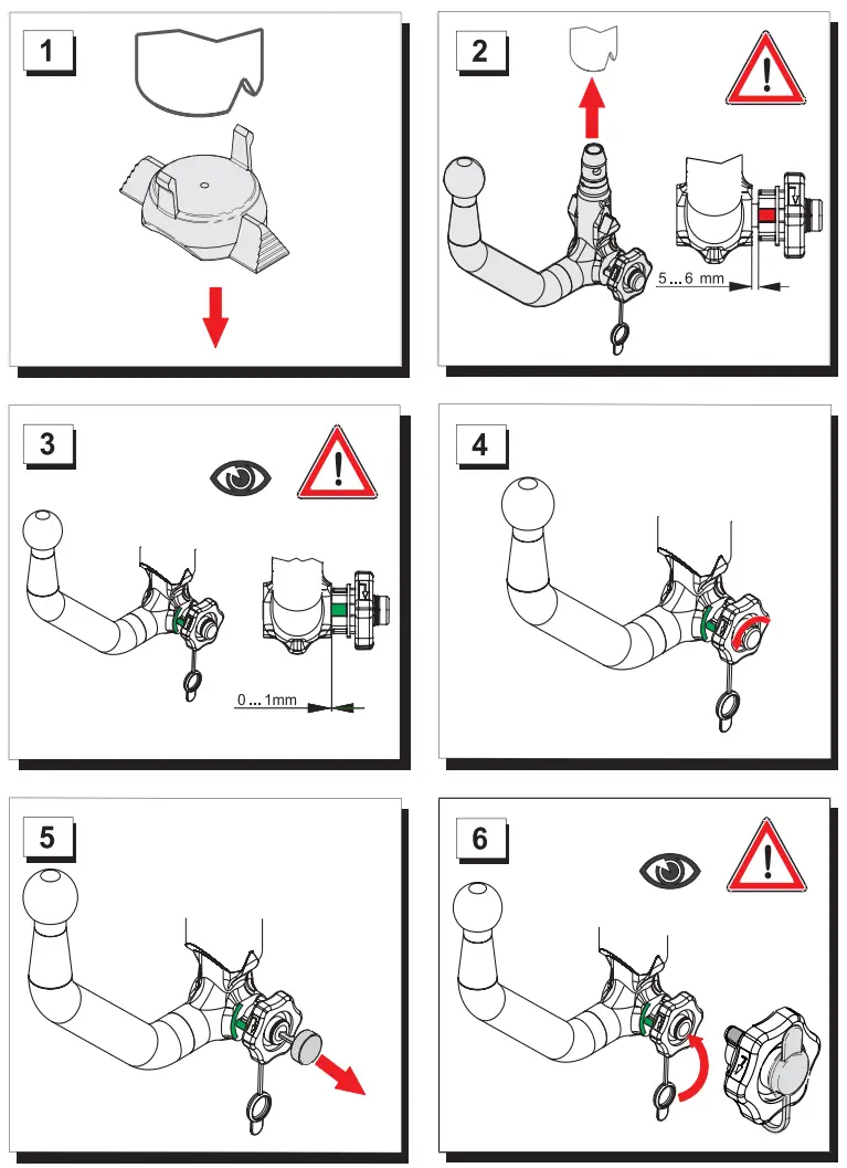 HYUNDAI 3112 A Detachable Trailer Hitch - fig