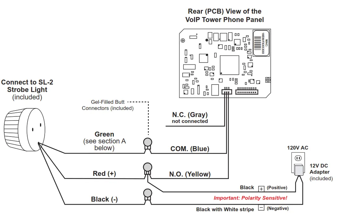 VIKING E 1600BLT2IPEWP VoIP Tower Phones - FIG 2