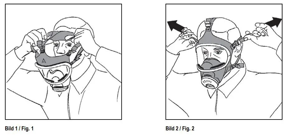 MSA 337000 3S-Basic Plus Full Face Mask fig 5