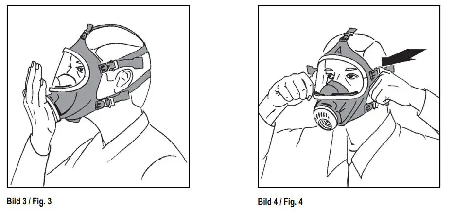 MSA 337000 3S-Basic Plus Full Face Mask fig 6