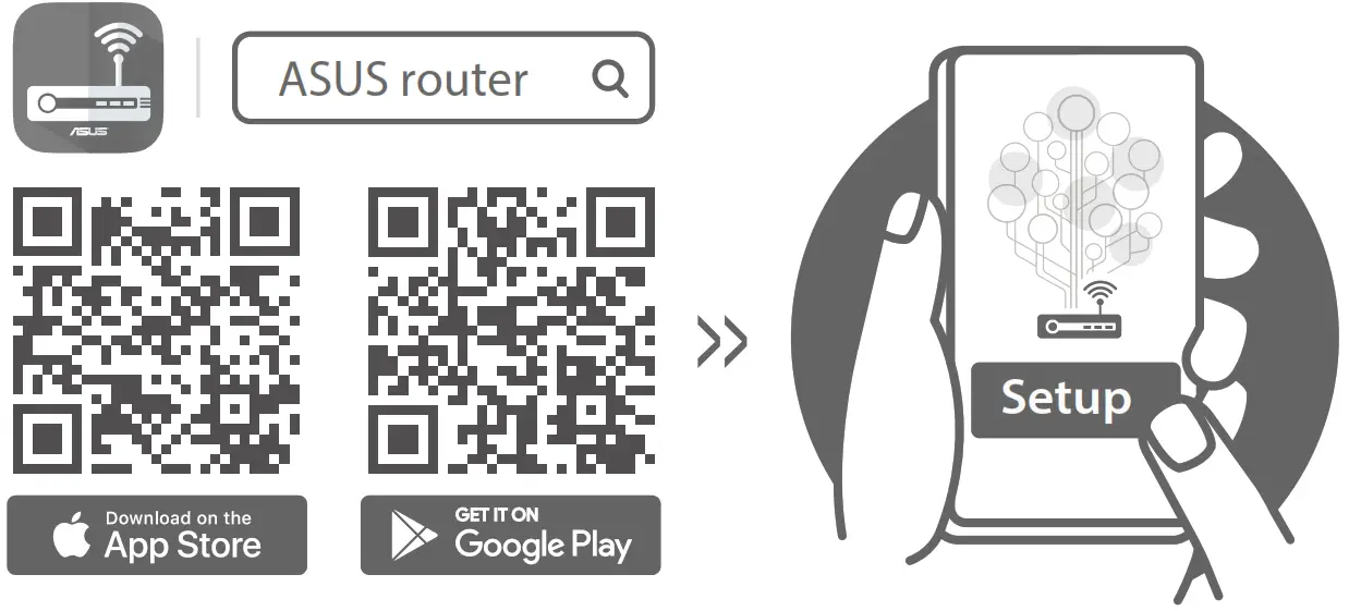 ASUS RT-AX1800U Dual Band WiFi Router - qr code1