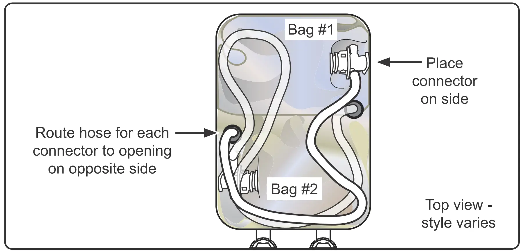 TCC2N Narrow Liquid Concentrate Iced Tea Dispensers Operating Instructions illustration