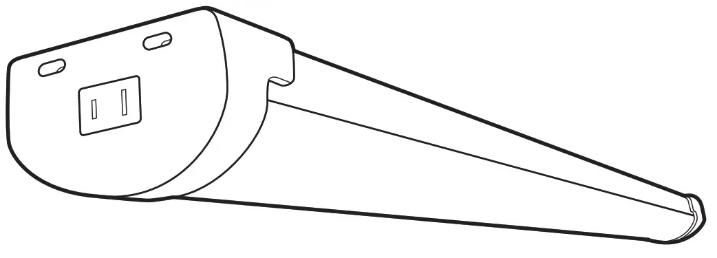 FEIT electric 4ft Shop Light With Motion and Remote