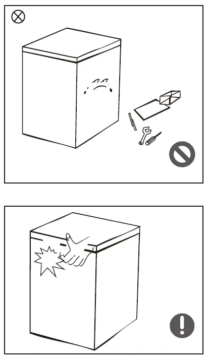 Midea HS-259CN SERIES Liters Chest Freezer, White fig 3