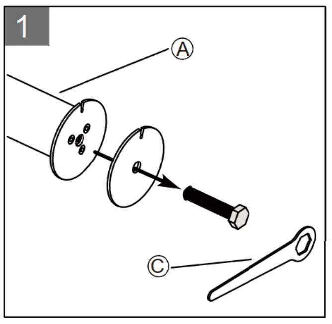 PRO DVX DS 30 Desk Stand - Step 1