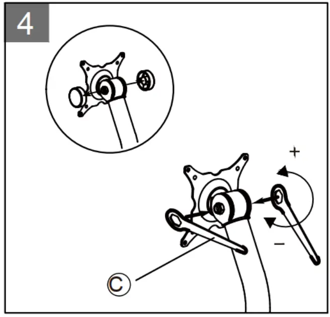 PRO DVX DS 30 Desk Stand - Step 4