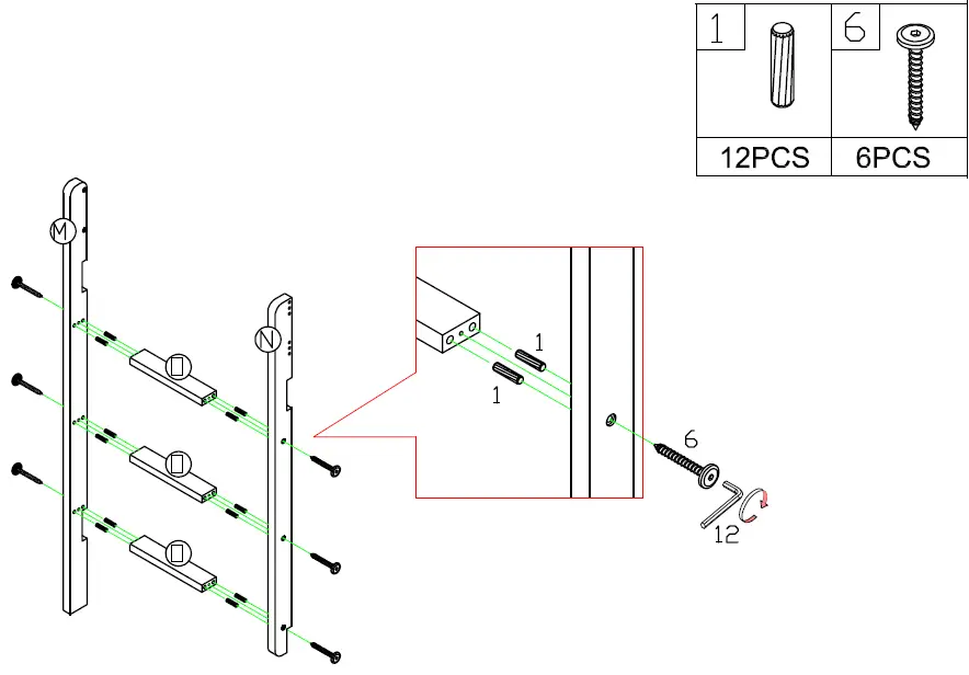 GODEER-WF286791-White-Twin-L-Shaped-Bunk-Bed-FIG-10