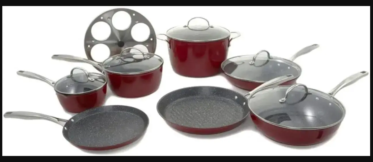 Dura-pan Curtis Stone 17pc Nesting Cookware Set Ensemble Instruction Manual