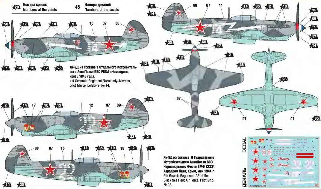 ZVEZDA Yak-9D Soviet Fighter 3