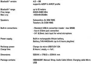 FIG 1 SPECIFICATIONS,CONNECTIONS AND BUTTONS