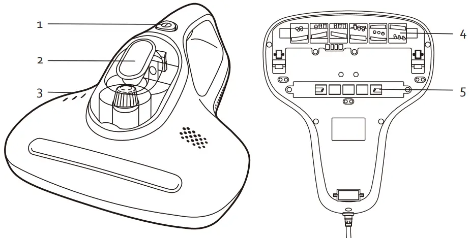 DOMO DO223S Powerburste Bed and Sofa - PARTS