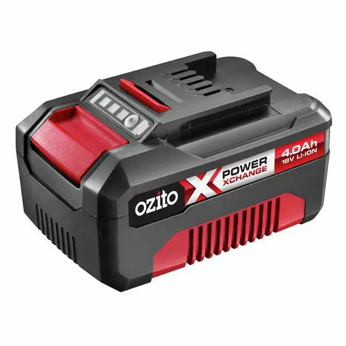 Ozito 18V Lithium ION 4.0Ah BATTERY -BATTERY CHARGE INDICATOR