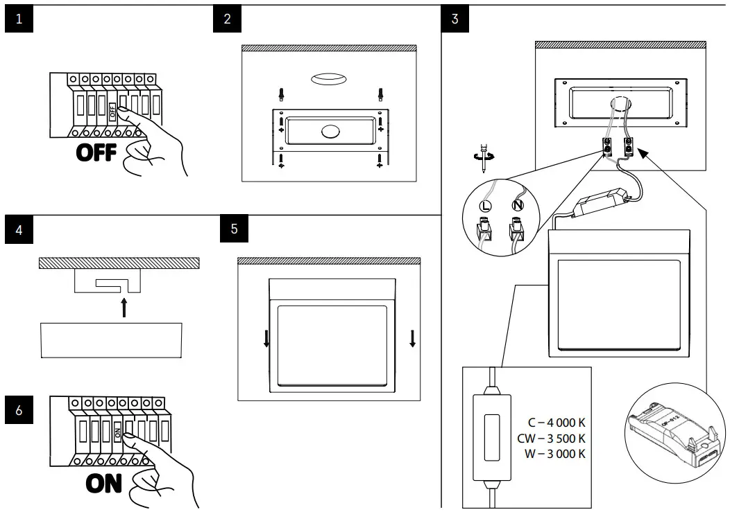EMOS ZM5233 Surface Mounted LED Panel - Fig 6
