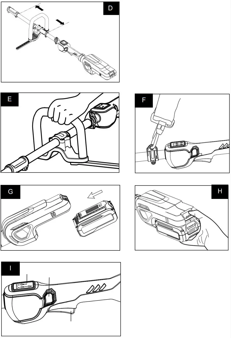 RYOBI A40DG65B01 40 Volt Lithium Ion Cordless Power Head - Figure 2