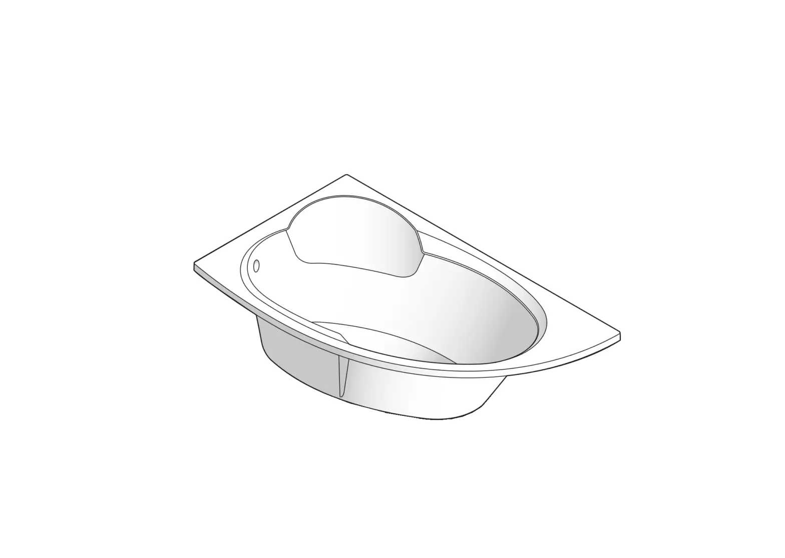 Cersanit Kaliope 153x100 L Two Asymmetrical Bathtubs Instruction Manual Cersanit Kaliope 153x100 L Two Asymmetrical Bathtubs Instruction Manual