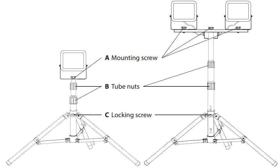 brennenstuhl JARO T Series Stati LED Strahler fig 1