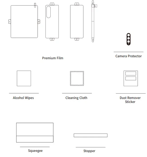 WHITESTONE Dome Glass Tempered Glass Screen Protector - Fig
