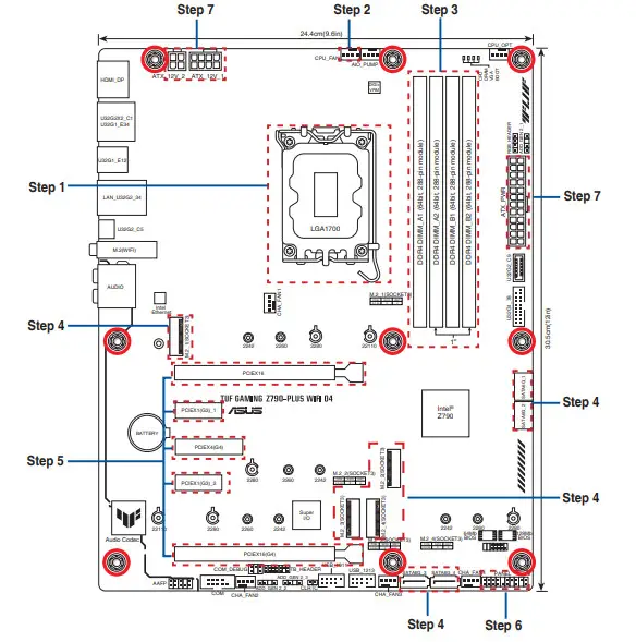 ASUS TUF Gaming Z790-Plus WIFI D4 Motherboard - Figure 3