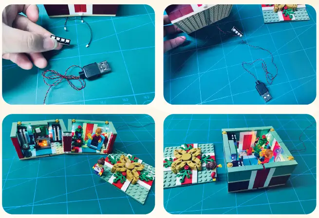 GAME-OF-BRICKS-40292-Light-Kit-for-Buildable-Holiday-Present-fig-11