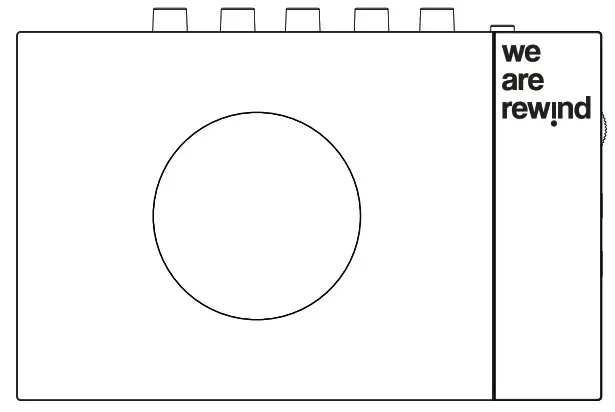 we are rewind WE 001 Series Cassette Player and Recorder - cover