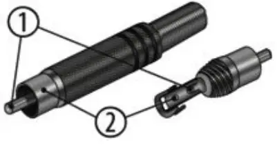 thomann BP 108 A active 2-way speaker-RCA connection