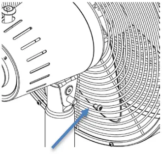 Goldair GCDF225W 30cm Drum Style Desk Fan-fig10