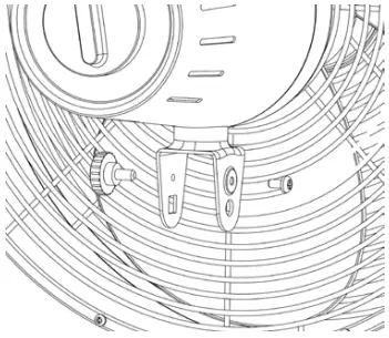 Goldair GCDF225W 30cm Drum Style Desk Fan-fig5