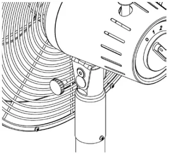 Goldair GCDF225W 30cm Drum Style Desk Fan-fig9