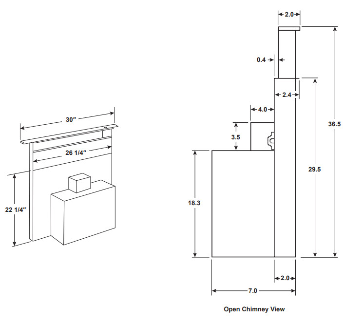 GE APPLIANES UVD6301DP Universal 30 Telescopic Downdraft System