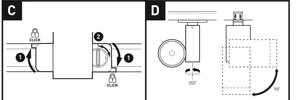 Whitecroft lighting Accent LED Spotlight & Direct D3 Lighting Track - Fig13