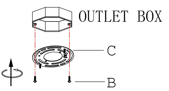 ZEVNI A04859C3 Jugal 12 Inch Wide Black Seeded Glass Ceiling Light - Fig 4