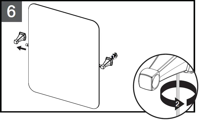 DELTA FLY24-MB-R FLYNN Tilt Mirror 08