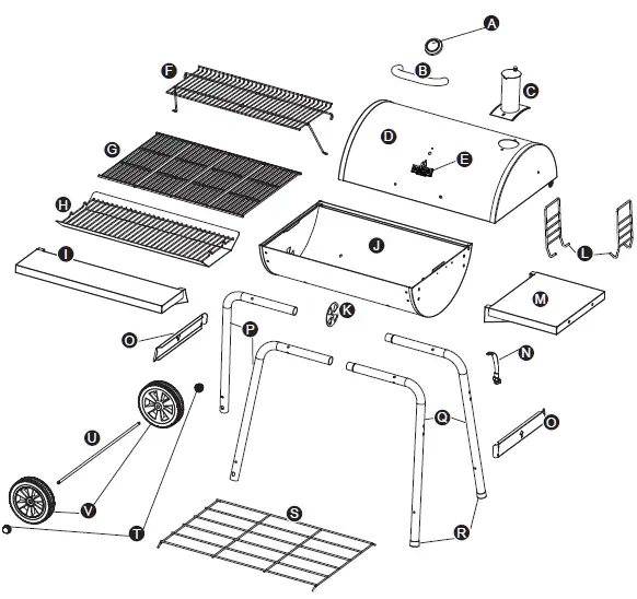MASTER FORGE CBC2230L Barrel Charcoal Grill-01