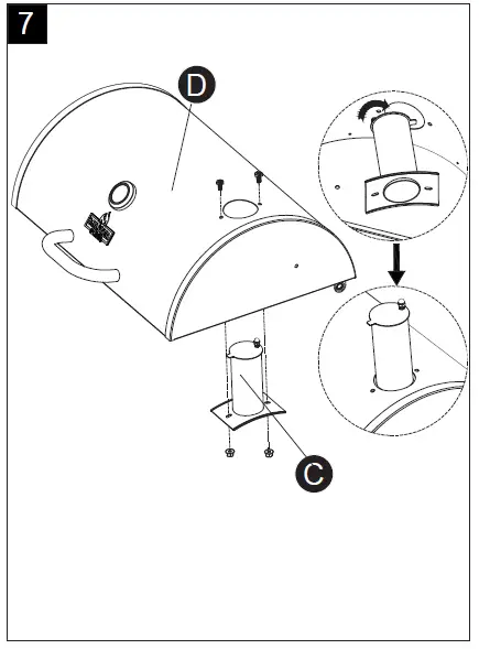 MASTER FORGE CBC2230L Barrel Charcoal Grill-13