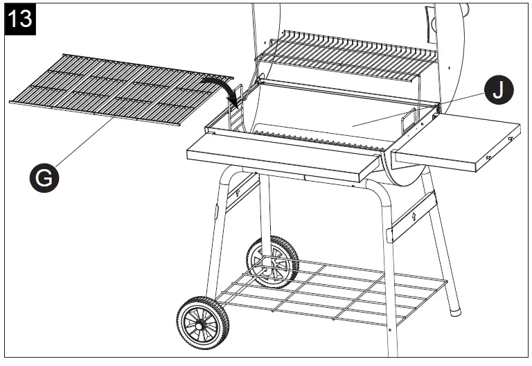 MASTER FORGE CBC2230L Barrel Charcoal Grill-21