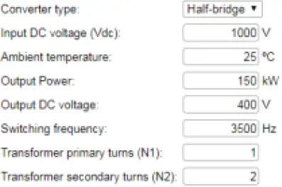 ABB SEMIS Simulation Tool Isolated DC-DC Converter 03