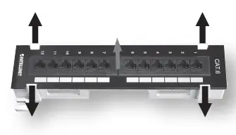 INTELLINET-560269-Cat5e-&amp-Cat6-Wall-mount-Patch-Panel-FIG-1