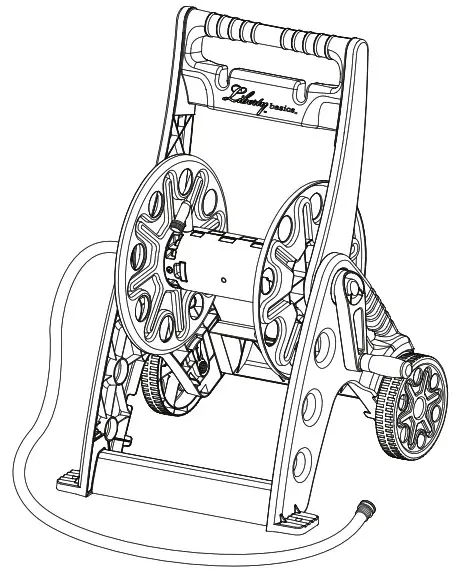 Liberty basics 514 Two Wheel Hose Cart - fig20