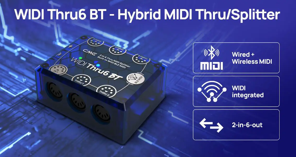 Cme Widi Thru6 Bt Midi Thru And Splitter Box User Guide Cme Widi Thru6 Bt Midi Thru And Splitter Box User Guide
