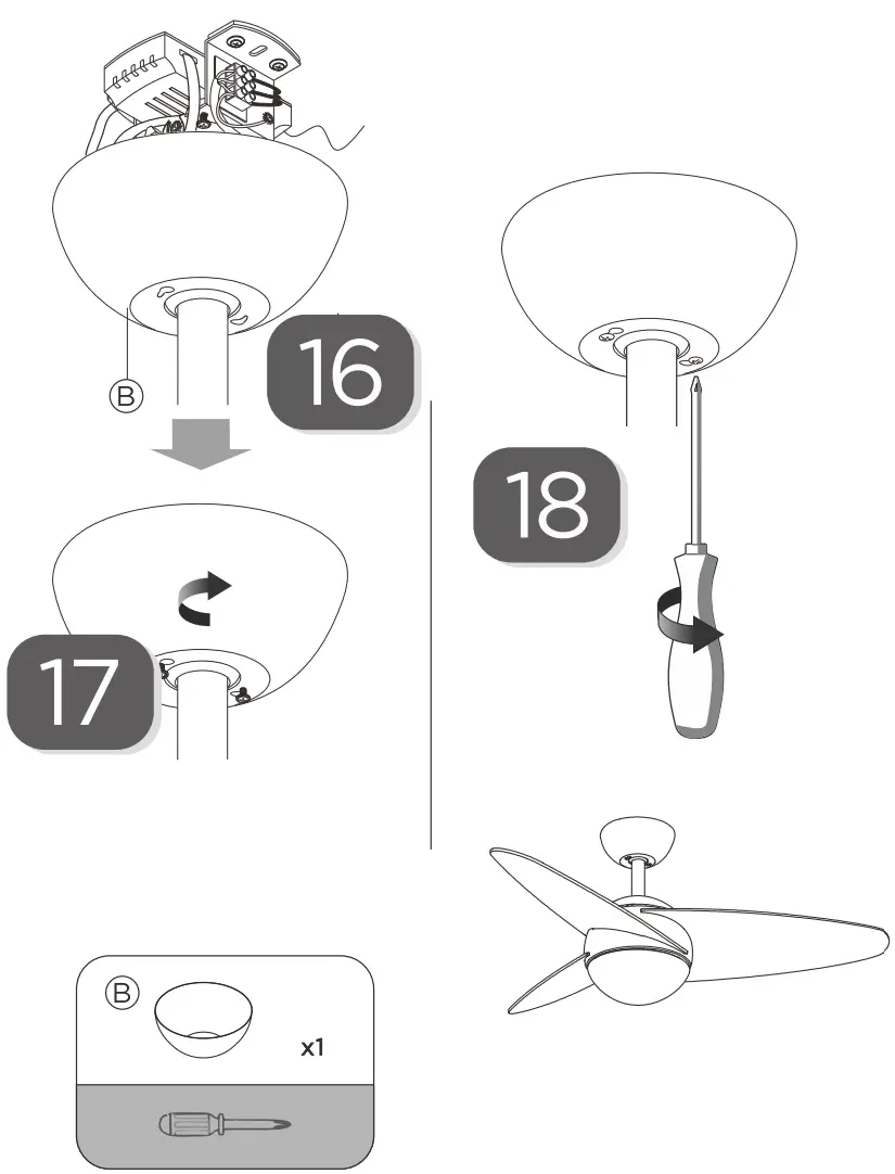 YATON ST-CF220706 Ceiling Fan with Light - fig 12