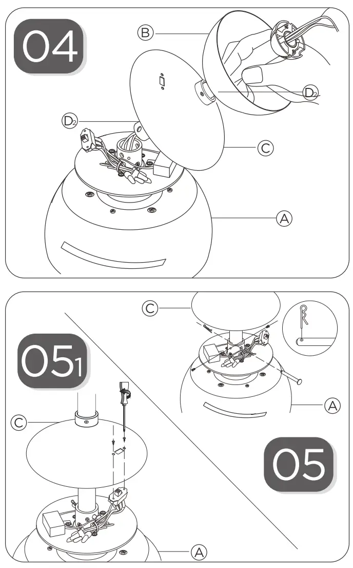 YATON ST-CF220706 Ceiling Fan with Light - fig 7