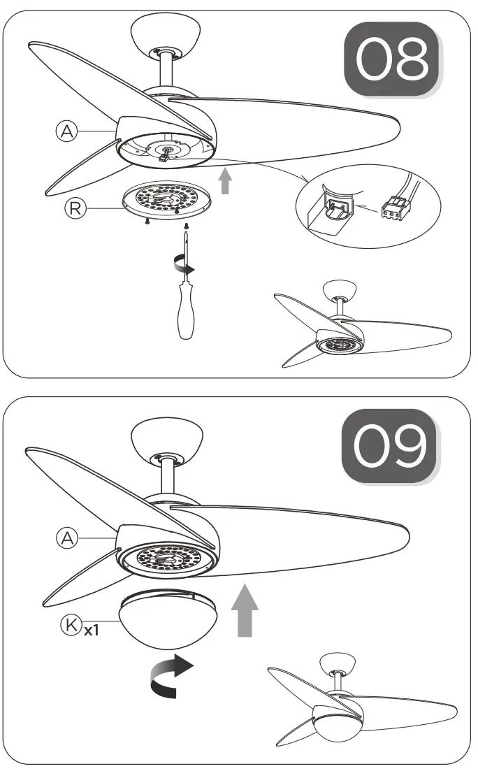 YATON ST-CF220706 Ceiling Fan with Light - fig 9