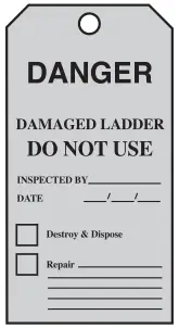 Damaged Ladder Mark